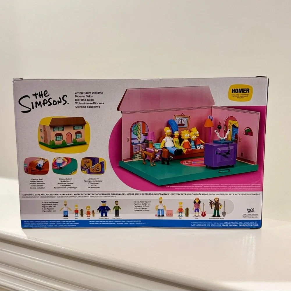 THE SIMPSONS Playhouse Diorama. NEW